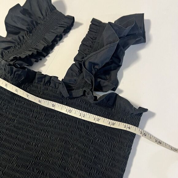 COPY - Hill House Sz L The Ellie Nap Cotton Poplin Tiered Smocked Midi Dress Bl… - Picture 10 of 12